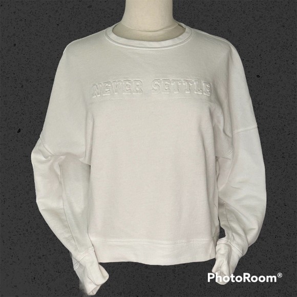 Fabletics Women's Small Never Settle, Stacey French Terry Pullover Sweatshirt - Picture 1 of 4